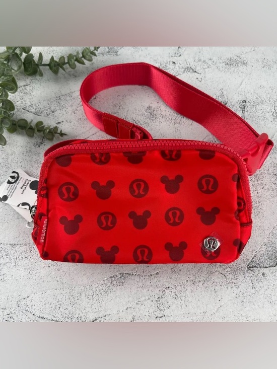 lululemon athletica Handbags - lululemon athletica Red Crossbody Belt Bag with Mickey Print